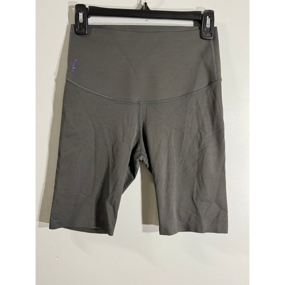 Fanka dark gray high rise bike shorts approximately a size small - Picture 1 of 7